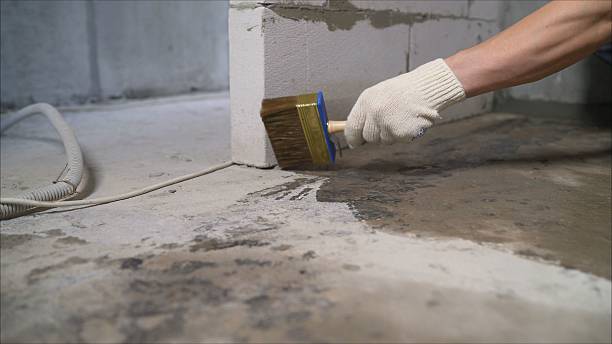 SJ Waterproofing Pros Interior Drainage System coverage map for Dunlap, TN and surrounding area
